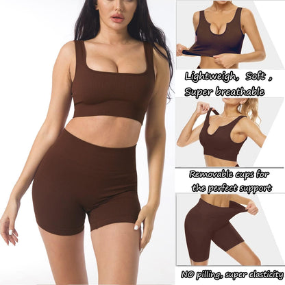 Cute YOGA Workout Set - 2 Piece Women'S Workout Outfits