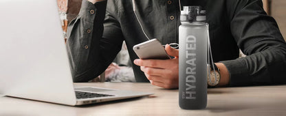 Motivational Sport Water Bottle Leakproof